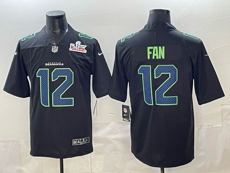 Men 2026 Seattle Seahawks #12 Fan Black Nike Limited NFL Jersey 03->seattle seahawks->NFL Jersey